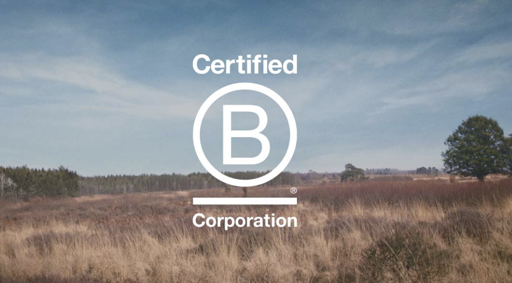 Het logo van B Corporation